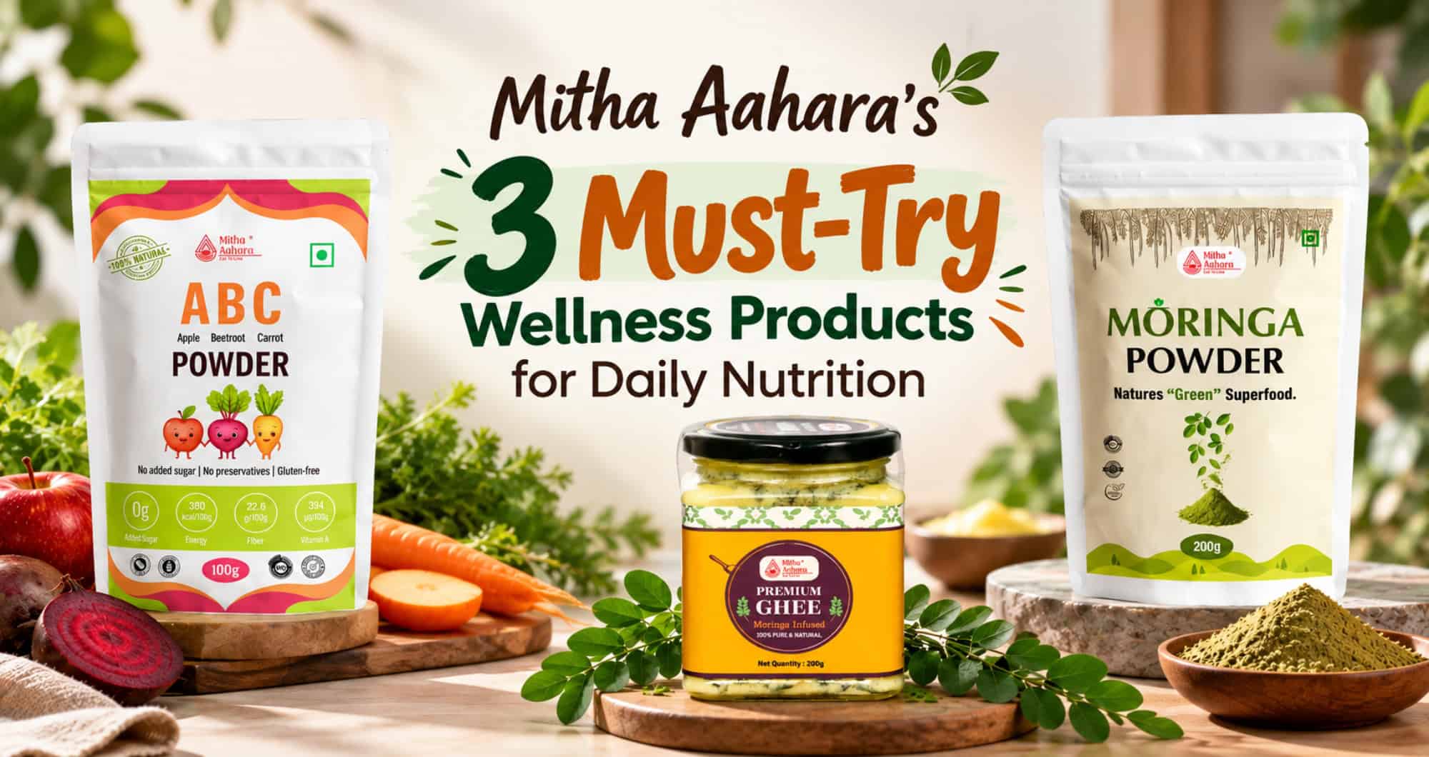 Mitha Aahara’s Wellness Products
