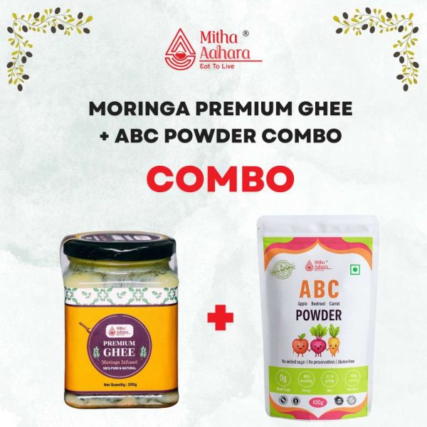 Moringa Premium Ghee+ ABC Powder (Combo)