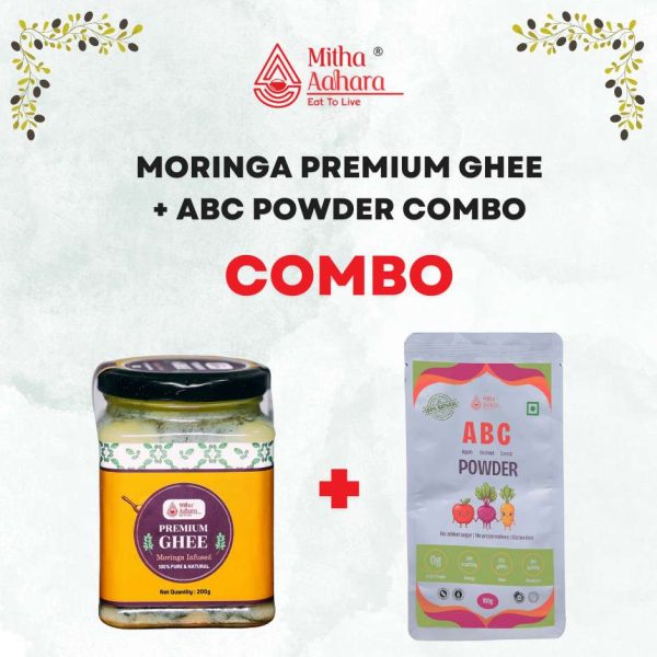Moringa Premium Ghee (200g) + ABC Powder (100g) Combo
