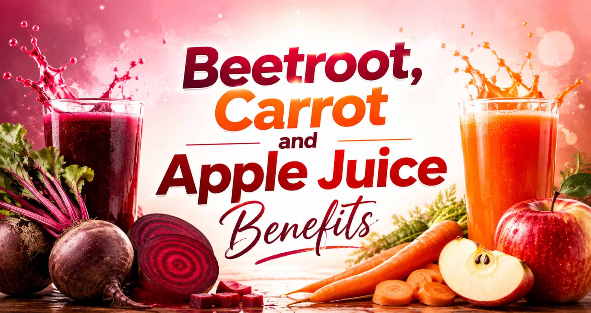 Beetroot Carrot and Apple Juice